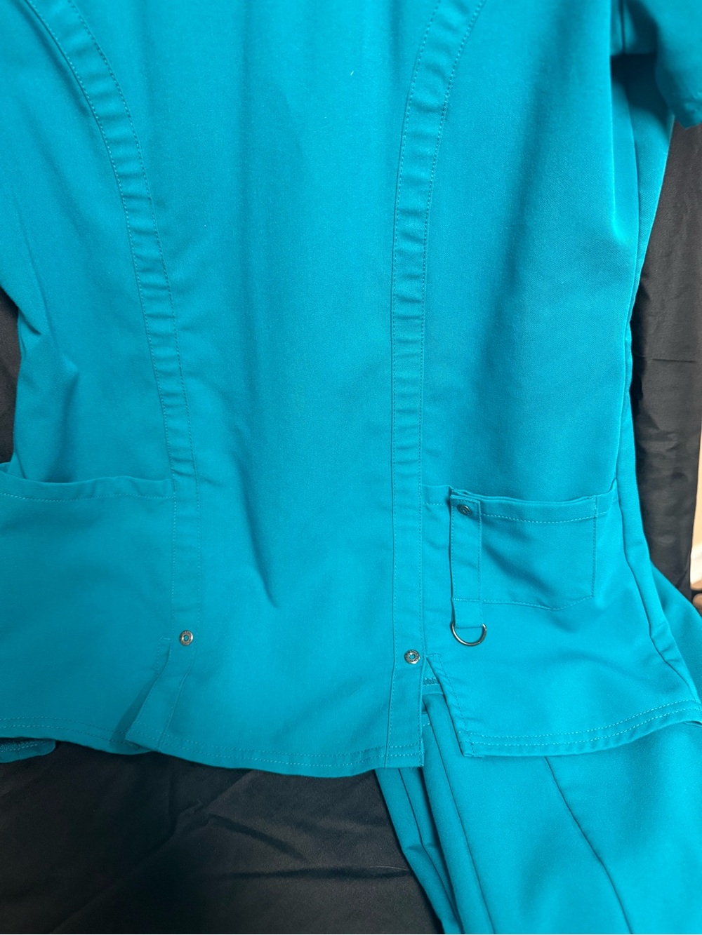 Dickies and Purple Label Teal and Red V-Neck Medical Scrub Sets - Picture 5 of 10